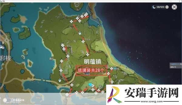 原神琉璃袋在哪采集原神琉璃袋分布图一览