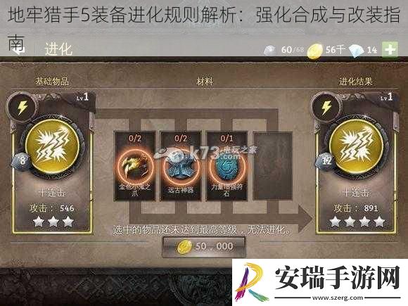 地牢猎手5装备进化规则解析