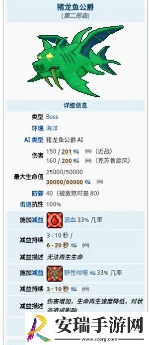 泰拉瑞亚猪鲨怎么打