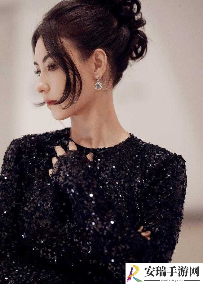 张柏芝优雅黑天鹅大片好美