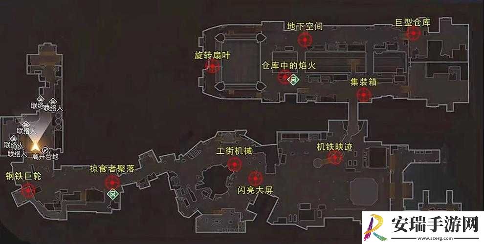 黎明觉醒生机堵车藏宝图位置