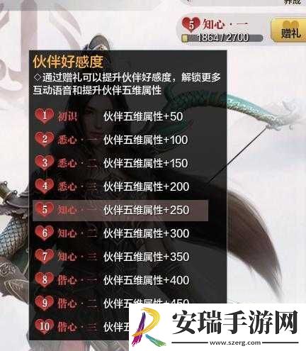 天涯明月刀手游伙伴互动指南