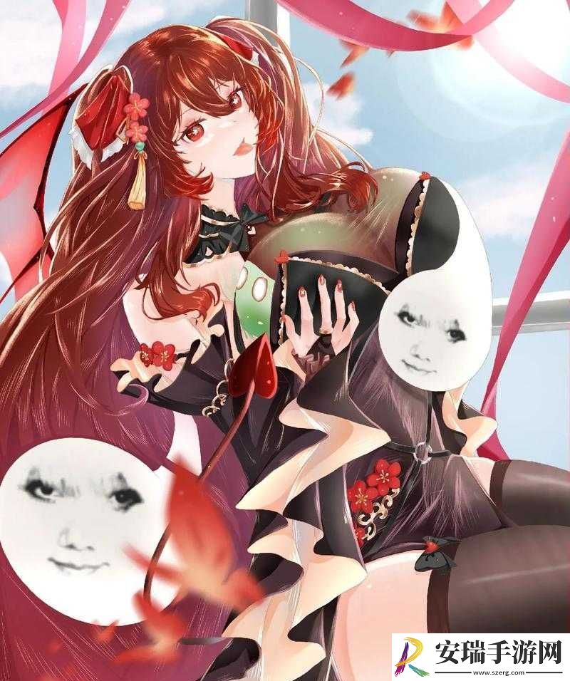 史莱姆钻进胡桃的肚子变大