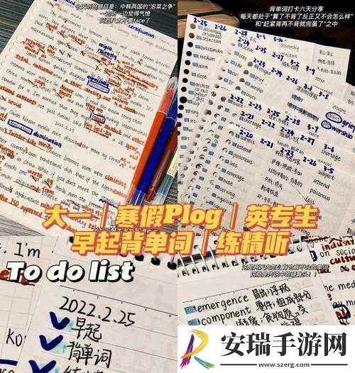 坐在学霸的鸡上背单词双楠