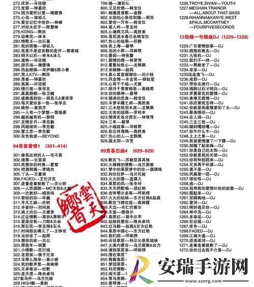榨汁机Po林老师最经典十首歌曲