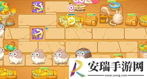 保卫萝卜4法老归来第62关怎么过