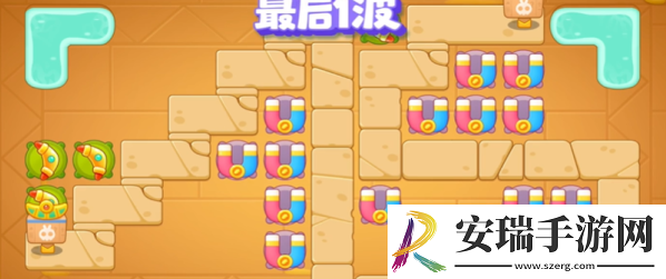 保卫萝卜4法老归来第74关怎么过