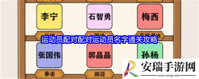 就我眼神好运动员配对怎么过