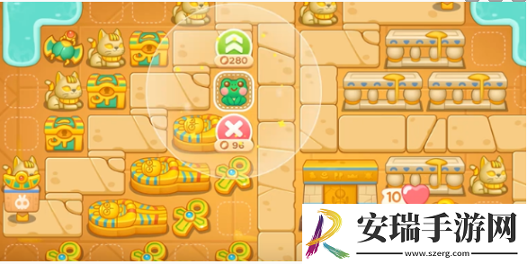 保卫萝卜4法老归来第74关怎么过