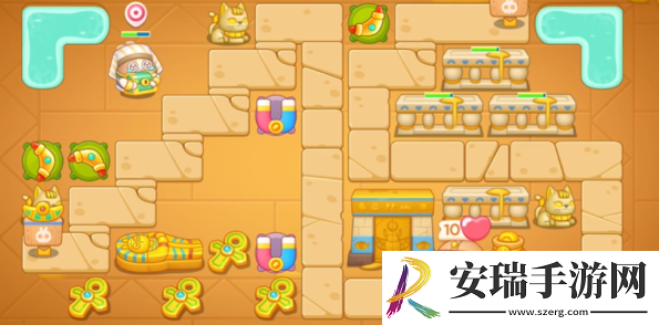 保卫萝卜4法老归来第74关怎么过