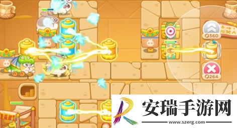 保卫萝卜4法老归来第61关怎么过