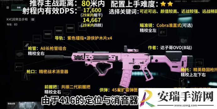 三角洲行动K416怎么改装