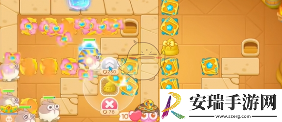 保卫萝卜4法老归来第79关怎么过关