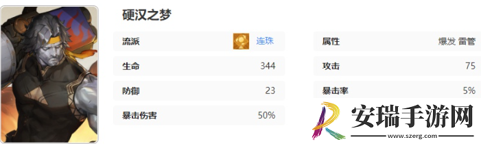 无尽梦回硬汉之梦有什么技能