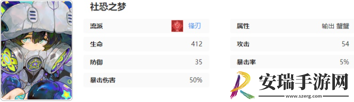 无尽梦回社恐之梦有什么技能