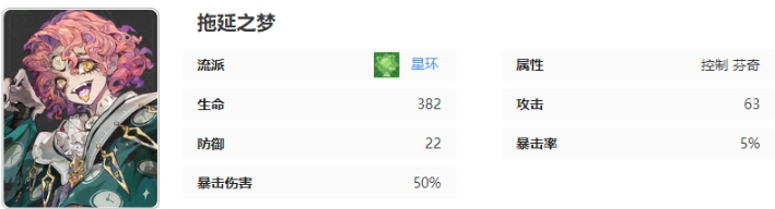 无尽梦回拖延之梦有什么技能