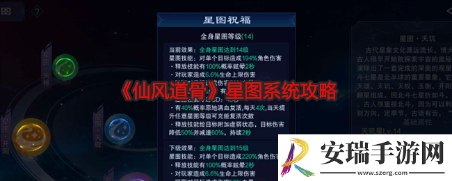 仙风道骨星图系统怎么玩