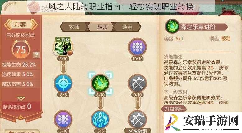 风之大陆转职业指南