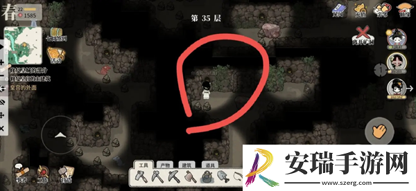 十洲繁华景矿洞解谜第35层怎么过关