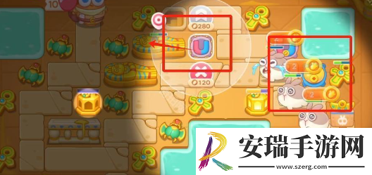 保卫萝卜4法老归来第89关攻略