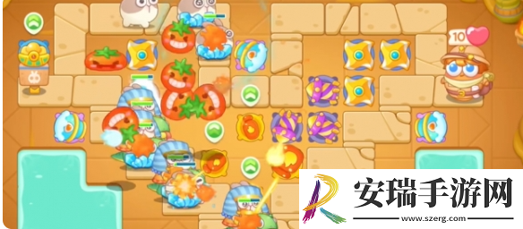 保卫萝卜4法老归来第86关怎么过关