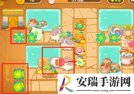 保卫萝卜4法老归来第91关攻略