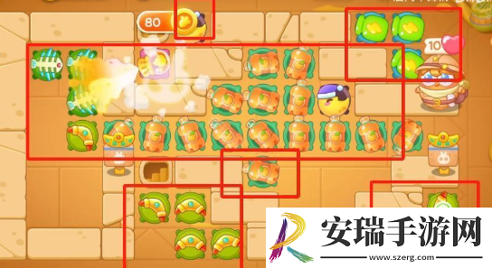 保卫萝卜4法老归来第90关攻略
