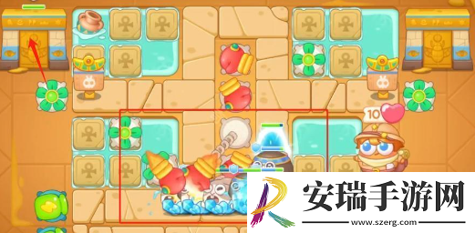 保卫萝卜4法老归来第91关攻略