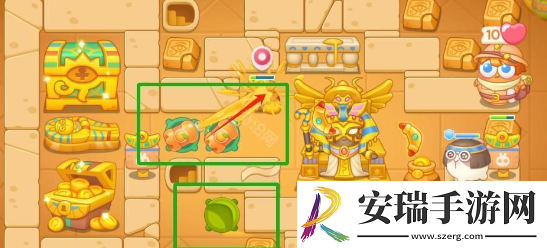 保卫萝卜4法老归来第90关攻略