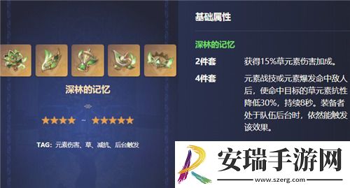 原神草神圣遗物推荐