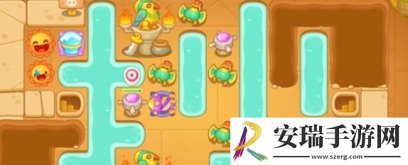 保卫萝卜4法老归来第96关怎么通关