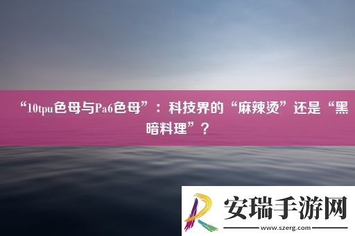 “10tpu色母与Pa6色母”