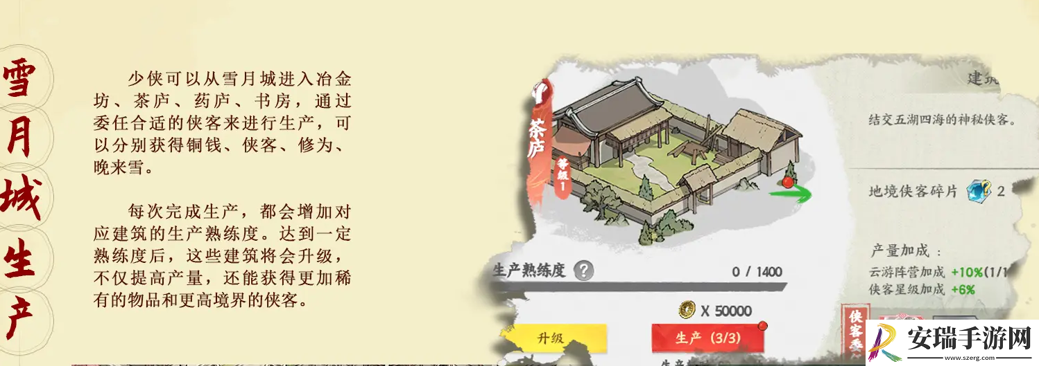 少年歌行风花雪月归园田居怎么玩