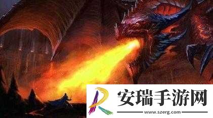 神秘宝藏世界龙酷炫吐火球的奇幻景象