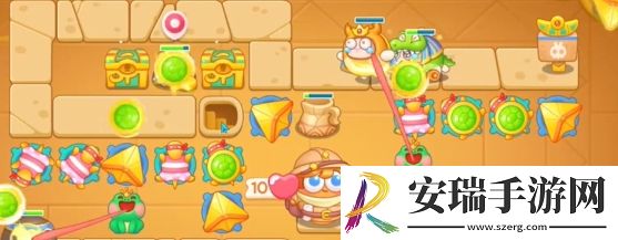 保卫萝卜4法老归来第104关怎么通关