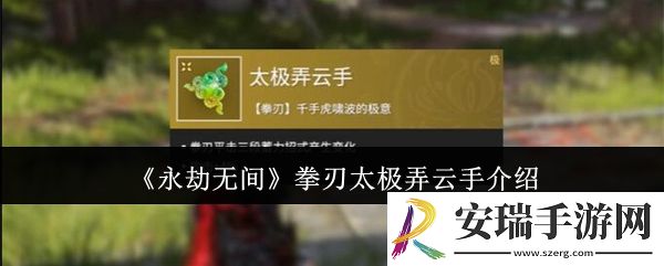 永劫无间拳刃太极弄云手怎么样