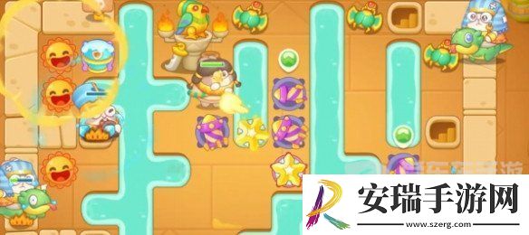 保卫萝卜4法老归来第96关怎么过