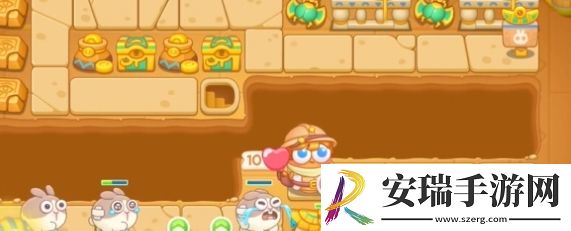 保卫萝卜4法老归来第104关怎么通关