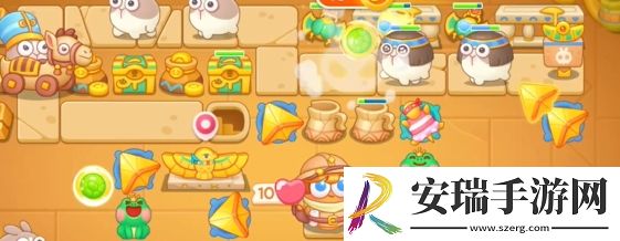 保卫萝卜4法老归来第104关怎么通关