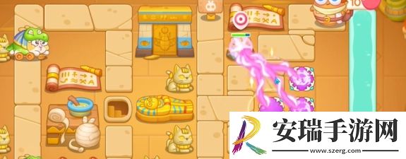 保卫萝卜4法老归来第101关怎么通关