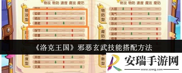 洛克王国邪恶玄武技能怎么搭配
