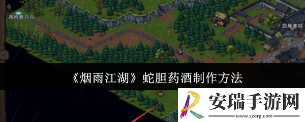 烟雨江湖蛇胆药酒怎么制作