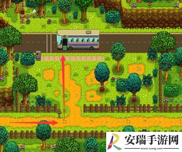 星露谷物语山姆演出车站位置在哪里