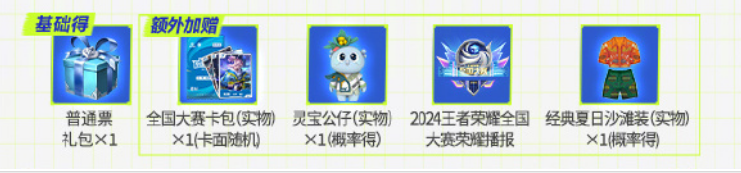 王者荣耀2024电竞派对音乐节门票多少钱