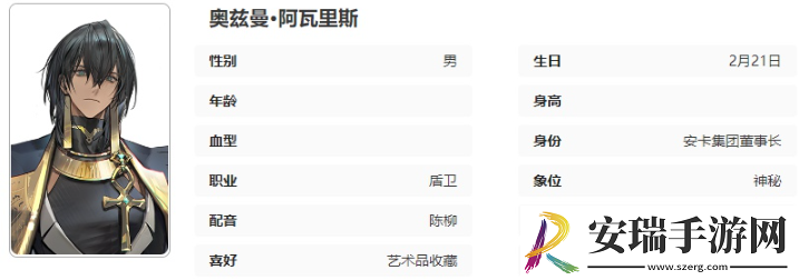 异象回声奥兹曼有什么技能