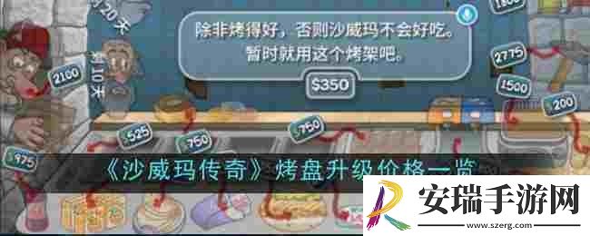 沙威玛传奇烤盘升级价格是什么