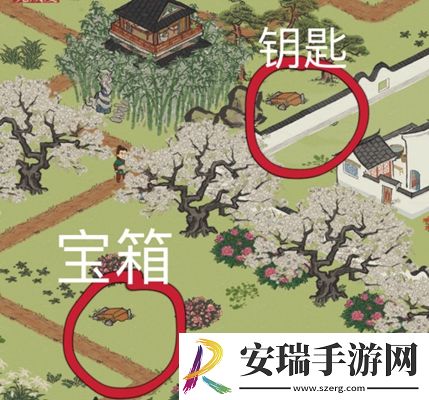 江南百景图丽娘府宅宝箱钥匙位置在哪里