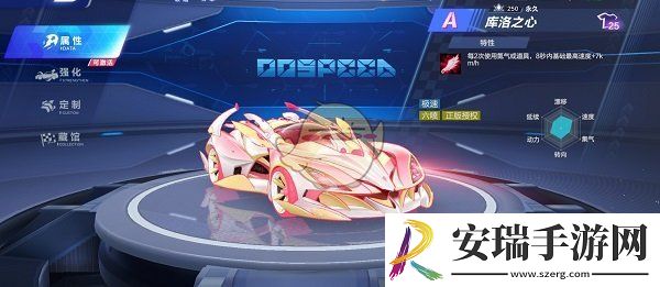 QQ飞车手游A级赛车库洛之心怎么样