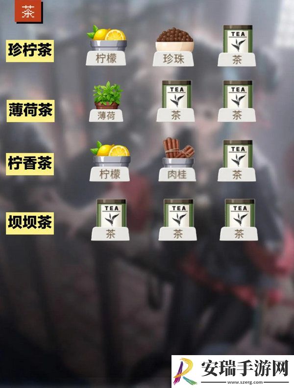 归龙潮饮品配方大全