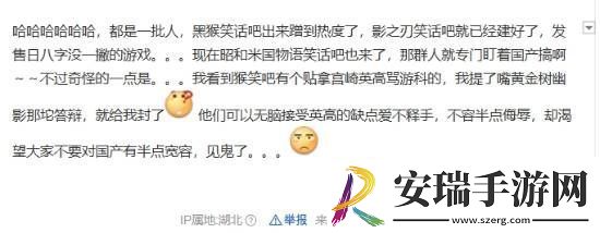 国产单机持续遭受抹黑